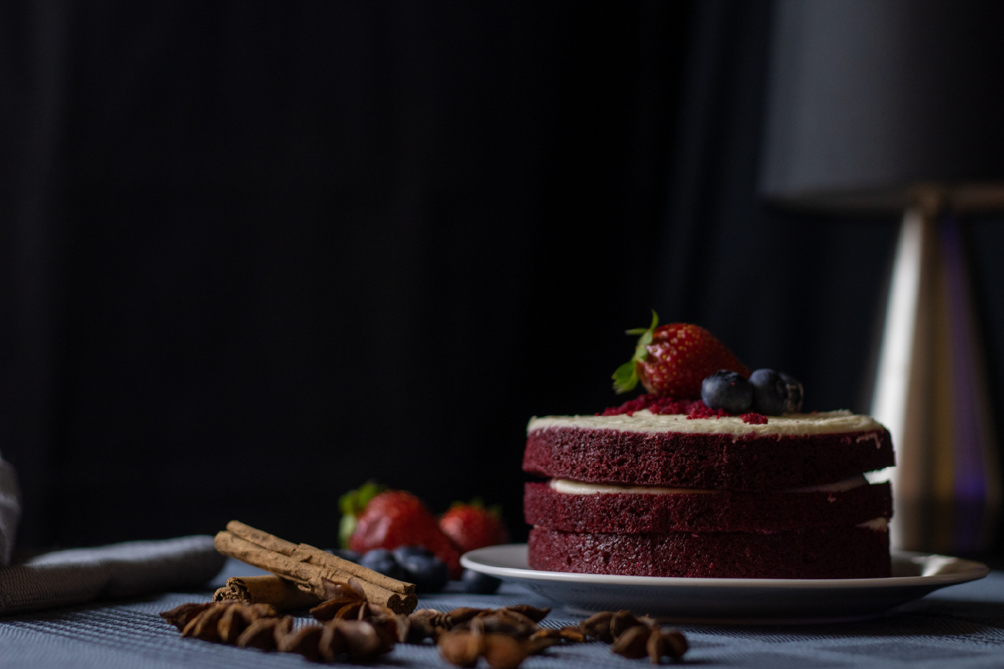 cake with flowers